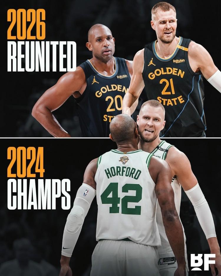 比赛赛程-何意味？勇士凑齐2024凯尔特人总冠军内线组合